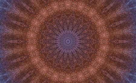 Abstract Colorful Painted Kaleidoscopic Graphic Background. Futuristic Psychedelic Hypnotic Backdrop...