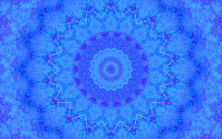 Abstract Colorful Painted Kaleidoscopic Graphic Background. Futuristic Psychedelic Hypnotic Backdrop...