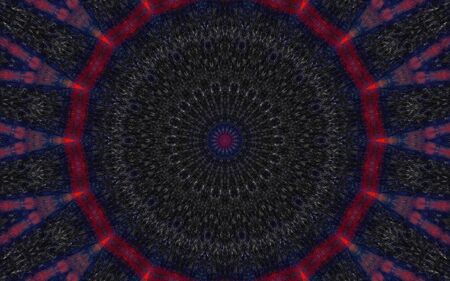 Abstract Colorful Painted Kaleidoscopic Graphic Background. Futuristic Psychedelic Hypnotic Backdrop...