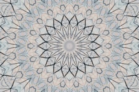Abstract Colorful Painted Kaleidoscopic Graphic Background. Futuristic Psychedelic Hypnotic Backdrop...