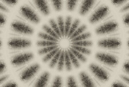 Abstract Colorful Painted Kaleidoscopic Graphic Background. Futuristic Psychedelic Hypnotic Backdrop Pattern With Texture. Folk Ethnic Floral Ornamental Mandala. Vintage Decorative Geometric Mosaicの写真素材