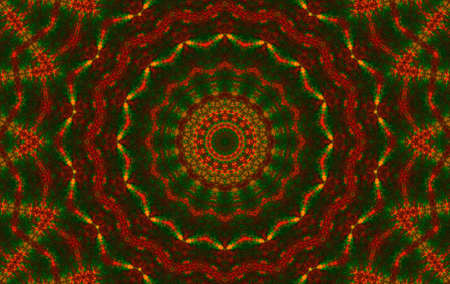 Abstract Colorful Painted Kaleidoscopic Graphic Background. Futuristic Psychedelic Hypnotic Backdrop...