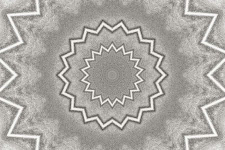 Abstract Colorful Painted Kaleidoscopic Graphic Background. Futuristic Psychedelic Hypnotic Backdrop Pattern With Texture. Folk Ethnic Floral Ornamental Mandala. Vintage Decorative Geometric Mosaicの写真素材