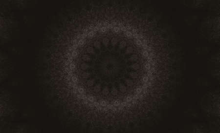 Abstract Colorful Painted Kaleidoscopic Graphic Background. Futuristic Psychedelic Hypnotic Backdrop Pattern With Texture. Folk Ethnic Floral Ornamental Mandala. Vintage Decorative Geometric Mosaicの写真素材