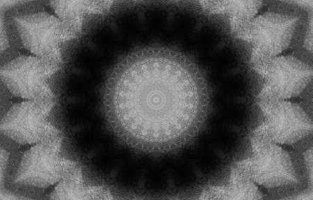 Abstract Colorful Painted Kaleidoscopic Graphic Background. Futuristic Psychedelic Hypnotic Backdrop Pattern With Texture. Folk Ethnic Floral Ornamental Mandala. Vintage Decorative Geometric Mosaicの写真素材