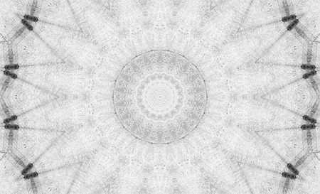 Abstract Colorful Painted Kaleidoscopic Graphic Background. Futuristic Psychedelic Hypnotic Backdrop Pattern With Texture. Folk Ethnic Floral Ornamental Mandala. Vintage Decorative Geometric Mosaicの写真素材