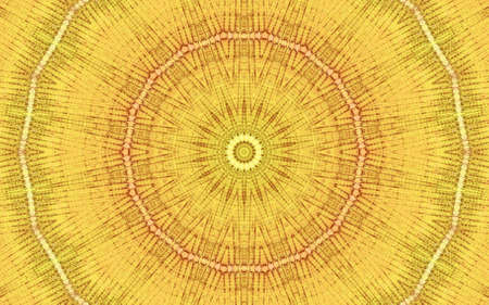 Abstract Colorful Painted Kaleidoscopic Graphic Background. Futuristic Psychedelic Hypnotic Backdrop Pattern With Texture. Folk Ethnic Floral Ornamental Mandala. Vintage Decorative Geometric Mosaicの写真素材