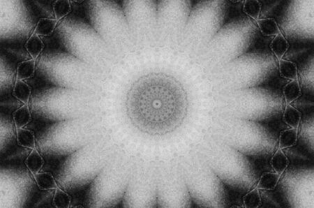 Abstract Colorful Painted Kaleidoscopic Graphic Background. Futuristic Psychedelic Hypnotic Backdrop Pattern With Texture. Folk Ethnic Floral Ornamental Mandala. Vintage Decorative Geometric Mosaicの写真素材