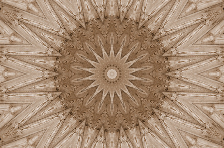 Abstract Colorful Painted Kaleidoscopic Graphic Background. Futuristic Psychedelic Hypnotic Backdrop Pattern With Texture. Folk Ethnic Floral Ornamental Mandala. Vintage Decorative Geometric Mosaicの写真素材