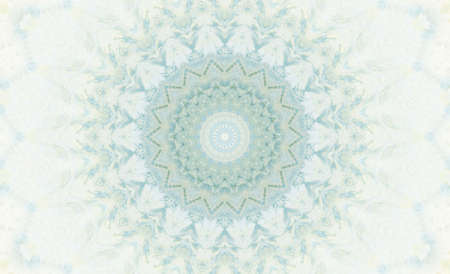 Abstract Colorful Painted Kaleidoscopic Graphic Background. Futuristic Psychedelic Hypnotic Backdrop Pattern With Texture. Folk Ethnic Floral Ornamental Mandala. Vintage Decorative Geometric Mosaicの写真素材