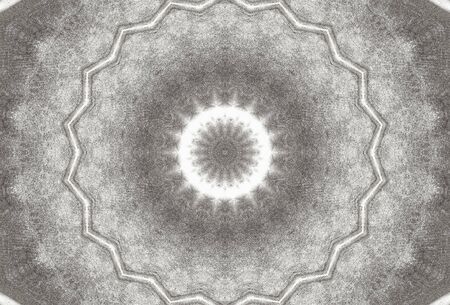 Abstract Colorful Painted Kaleidoscopic Graphic Background. Futuristic Psychedelic Hypnotic Backdrop Pattern With Texture. Folk Ethnic Floral Ornamental Mandala. Vintage Decorative Geometric Mosaicの写真素材