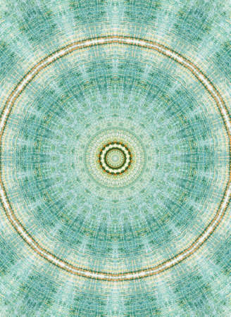 Abstract Colorful Painted Kaleidoscopic Graphic Background. Futuristic Psychedelic Hypnotic Backdrop Pattern With Texture. Folk Ethnic Floral Ornamental Mandala. Vintage Decorative Geometric Mosaicの写真素材