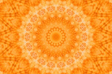 Abstract Colorful Painted Kaleidoscopic Graphic Background. Futuristic Psychedelic Hypnotic Backdrop Pattern With Texture. Folk Ethnic Floral Ornamental Mandala. Vintage Decorative Geometric Mosaicの写真素材