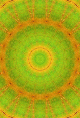 Abstract Colorful Painted Kaleidoscopic Graphic Background. Futuristic Psychedelic Hypnotic Backdrop Pattern With Texture. Folk Ethnic Floral Ornamental Mandala. Vintage Decorative Geometric Mosaicの写真素材