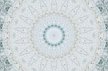 Abstract Colorful Painted Kaleidoscopic Graphic Background. Futuristic Psychedelic Hypnotic Backdrop Pattern With Texture. Folk Ethnic Floral Ornamental Mandala. Vintage Decorative Geometric Mosaicの写真素材