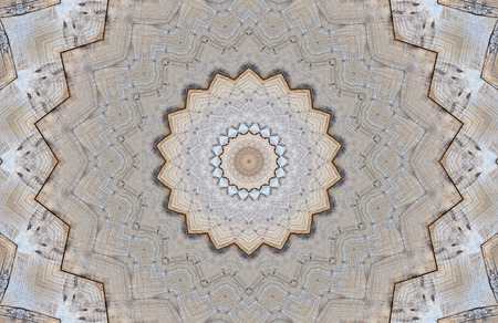 Abstract Colorful Painted Kaleidoscopic Graphic Background. Futuristic Psychedelic Hypnotic Backdrop Pattern With Texture. Folk Ethnic Floral Ornamental Mandala. Vintage Decorative Geometric Mosaicの写真素材