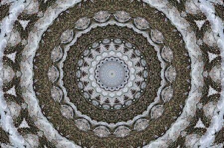 Abstract Colorful Painted Kaleidoscopic Graphic Background. Futuristic Psychedelic Hypnotic Backdrop...