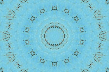 Abstract Colorful Painted Kaleidoscopic Graphic Background. Futuristic Psychedelic Hypnotic Backdrop...