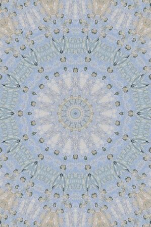 Abstract Colorful Painted Kaleidoscopic Graphic Background. Futuristic Psychedelic Hypnotic Backdrop...