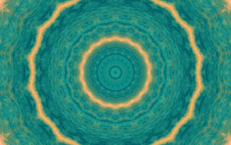 Abstract Colorful Painted Kaleidoscopic Graphic Background. Futuristic Psychedelic Hypnotic Backdrop Pattern With Texture. Folk Ethnic Floral Ornamental Mandala. Vintage Decorative Geometric Mosaicの写真素材