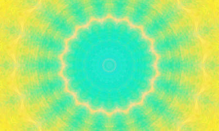 Abstract Colorful Painted Kaleidoscopic Graphic Background. Futuristic Psychedelic Hypnotic Backdrop...
