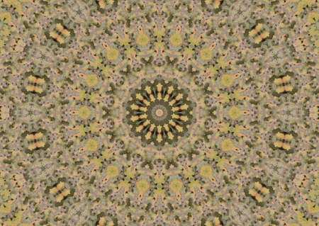Abstract Colorful Painted Kaleidoscopic Graphic Background. Futuristic Psychedelic Hypnotic Backdrop...