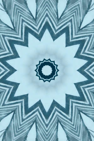 Abstract Colorful Painted Kaleidoscopic Graphic Background. Futuristic Psychedelic Hypnotic Backdrop Pattern With Texture. Folk Ethnic Floral Ornamental Mandala. Vintage Decorative Geometric Mosaicの写真素材