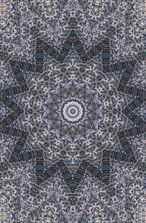 Abstract Colorful Painted Kaleidoscopic Graphic Background. Futuristic Psychedelic Hypnotic Backdrop...