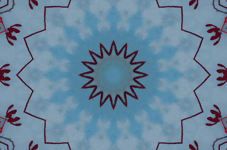 Abstract Colorful Painted Kaleidoscopic Graphic Background. Futuristic Psychedelic Hypnotic Backdrop...