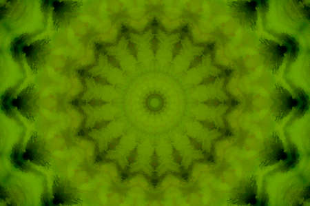 Abstract Colorful Painted Kaleidoscopic Graphic Background. Futuristic Psychedelic Hypnotic Backdrop Pattern With Texture. Folk Ethnic Floral Ornamental Mandala. Vintage Decorative Geometric Mosaicの写真素材