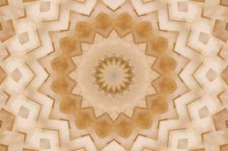 Abstract Colorful Painted Kaleidoscopic Graphic Background. Futuristic Psychedelic Hypnotic Backdrop Pattern With Texture. Folk Ethnic Floral Ornamental Mandala. Vintage Decorative Geometric Mosaicの写真素材