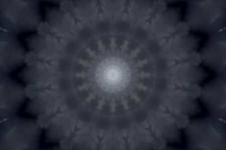 Abstract Colorful Painted Kaleidoscopic Graphic Background. Futuristic Psychedelic Hypnotic Backdrop Pattern With Texture. Folk Ethnic Floral Ornamental Mandala. Vintage Decorative Geometric Mosaicの写真素材