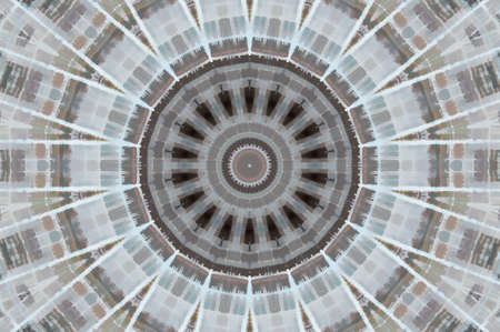 Abstract Colorful Painted Kaleidoscopic Graphic Background. Futuristic Psychedelic Hypnotic Backdrop...