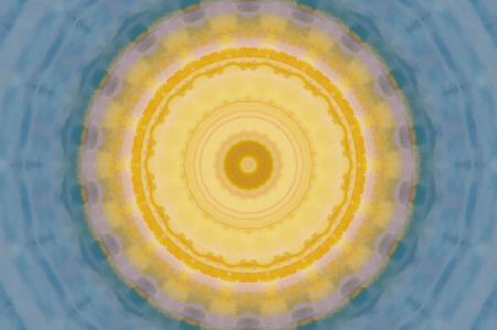 Abstract Colorful Painted Kaleidoscopic Graphic Background. Futuristic Psychedelic Hypnotic Backdrop...