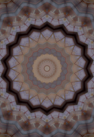 Abstract Colorful Painted Kaleidoscopic Graphic Background. Futuristic Psychedelic Hypnotic Backdrop Pattern With Texture. Folk Ethnic Floral Ornamental Mandala. Vintage Decorative Geometric Mosaicの写真素材