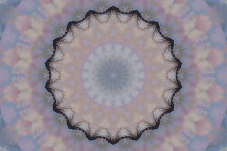Abstract Colorful Painted Kaleidoscopic Graphic Background. Futuristic Psychedelic Hypnotic Backdrop...