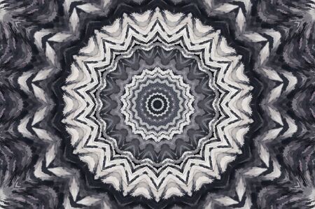 Abstract Colorful Painted Kaleidoscopic Graphic Background. Futuristic Psychedelic Hypnotic Backdrop...