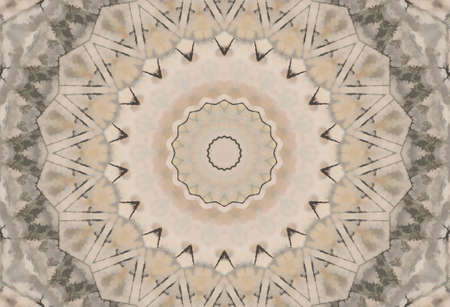 Abstract Colorful Painted Kaleidoscopic Graphic Background. Futuristic Psychedelic Hypnotic Backdrop...