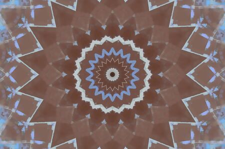 Abstract Colorful Painted Kaleidoscopic Graphic Background. Futuristic Psychedelic Hypnotic Backdrop...