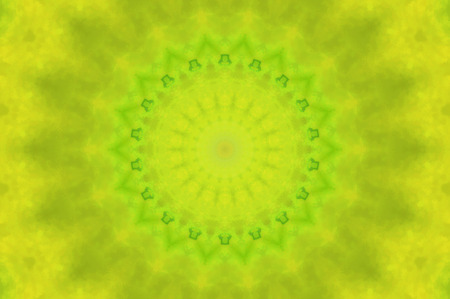 Abstract Colorful Painted Kaleidoscopic Graphic Background. Futuristic Psychedelic Hypnotic Backdrop Pattern With Texture. Folk Ethnic Floral Ornamental Mandala. Vintage Decorative Geometric Mosaicの写真素材