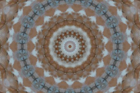 Abstract Colorful Painted Kaleidoscopic Graphic Background. Futuristic Psychedelic Hypnotic Backdrop...