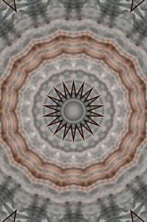 Abstract Colorful Painted Kaleidoscopic Graphic Background. Futuristic Psychedelic Hypnotic Backdrop...