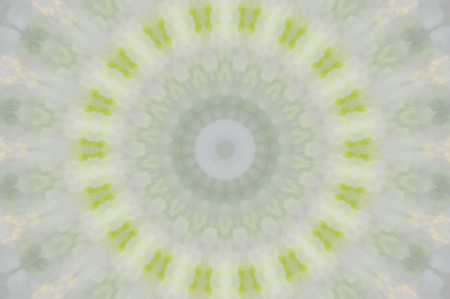 Abstract Colorful Painted Kaleidoscopic Graphic Background. Futuristic Psychedelic Hypnotic Backdrop Pattern With Texture. Folk Ethnic Floral Ornamental Mandala. Vintage Decorative Geometric Mosaicの写真素材