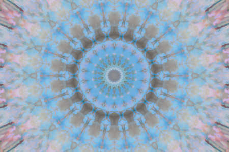 Abstract Colorful Painted Kaleidoscopic Graphic Background. Futuristic Psychedelic Hypnotic Backdrop...