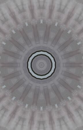 Abstract Colorful Painted Kaleidoscopic Graphic Background. Futuristic Psychedelic Hypnotic Backdrop Pattern With Texture. Folk Ethnic Floral Ornamental Mandala. Vintage Decorative Geometric Mosaicの写真素材