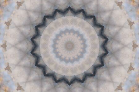 Abstract Colorful Painted Kaleidoscopic Graphic Background. Futuristic Psychedelic Hypnotic Backdrop...