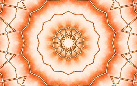 Abstract Colorful Painted Kaleidoscopic Graphic Background. Futuristic Psychedelic Hypnotic Backdrop Pattern With Texture. Folk Ethnic Floral Ornamental Mandala. Vintage Decorative Geometric Mosaicの写真素材