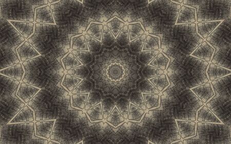 Abstract Colorful Painted Kaleidoscopic Graphic Background. Futuristic Psychedelic Hypnotic Backdrop...