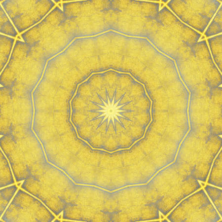 Abstract Colorful Painted Kaleidoscopic Graphic Background. Futuristic Psychedelic Hypnotic Backdrop Pattern With Texture. Folk Ethnic Floral Ornamental Mandala. Vintage Decorative Geometric Mosaicの写真素材