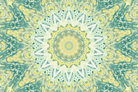 Abstract Colorful Painted Kaleidoscopic Graphic Background. Futuristic Psychedelic Hypnotic Backdrop...